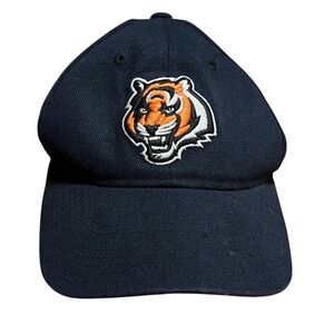 Vintage Cincinnati Bengals hat cap strap‎ back Y2K Reebok navy mens wool blend